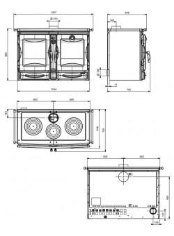 Печь камин La Nordica Alaska