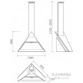 Угловой настенный камин Traforart Admeto Угловой настенный камин Traforart Admeto