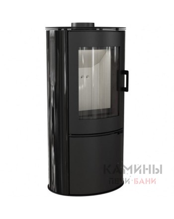 Печь-камин Kratki Koza/AB/S/DR/Kafel/Czarny