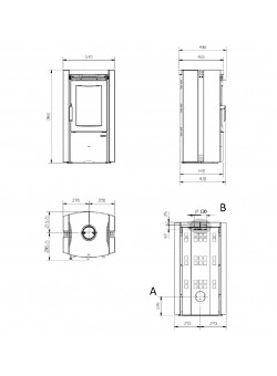 Печь камин La Nordica Ester BII