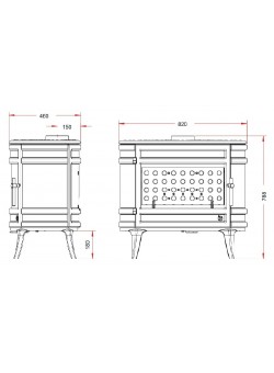 Чугунная печь Invicta Mandor