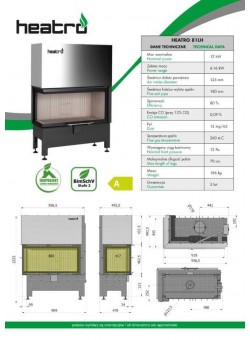 Каминная топка Heatro 81LH