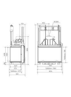 Топка Cheminees Philippe 777-2V PR