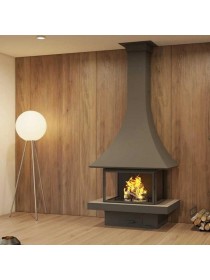 Пристенный закрытый камин Julietta 985 JC Bordelet