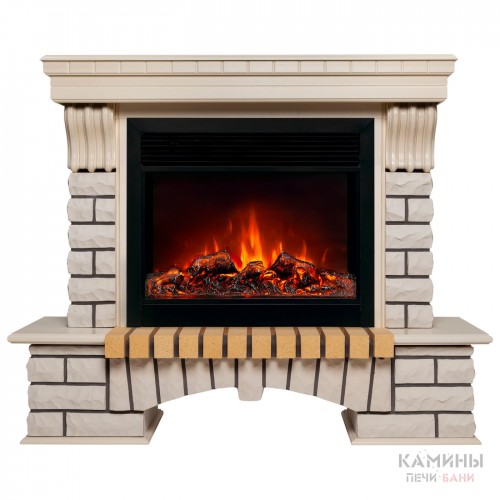 Электрокамин RealFlame Country 26 WT с Moonblaze Lux BL S