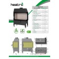Каминная топка Heatro 69P black