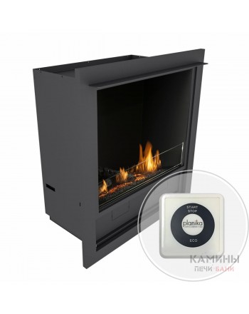 Биокамин Planika L-Fire in Casing with Frame + mesh