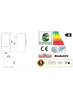 Печь-камин Panadero Zahara