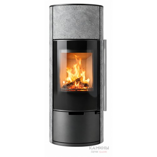 Дровяная печь-камин Ember E11 FG Stone cladding version