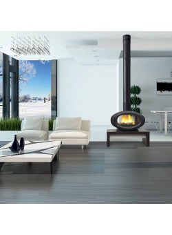 Печь-камин Cheminees Philippe Saudoy двусторонняя