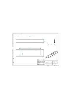 Стекло декоративное для биокаминов Elliot 900, Sirius 900 и Flagman 700 (Zefire)