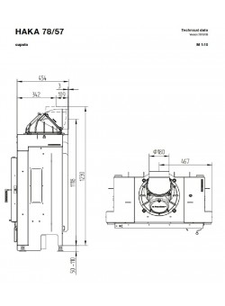 Каминная топка Hoxter HAKA 78/57
