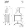 Каминная топка Hoxter HAKA 63/51