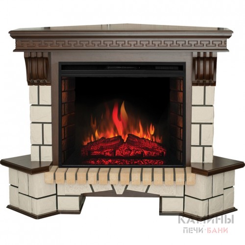 Электрокамин Stone Corner 26 AO с очагом Epsilon 26