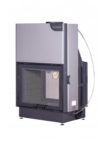 Каминная топка ВЕГА 800 TB туннельная черный шамот