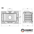 Каминная топка KAWMET W9 STANDART 12.8 кВт Каминная топка KAWMET W9 STANDART 12.8 кВт