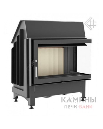 Каминная топка Kratki Zibi/P/BS (угловое стекло справа)