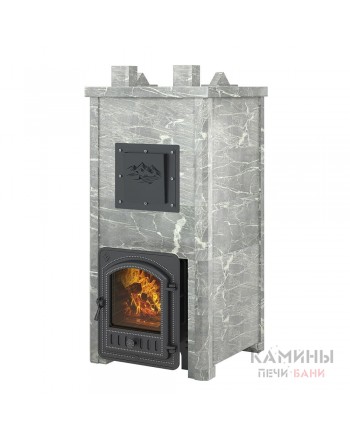 Комплект Эверест "Легкий пар Профи" Талькохлорит, Резная (2 стороны) S-50 мм