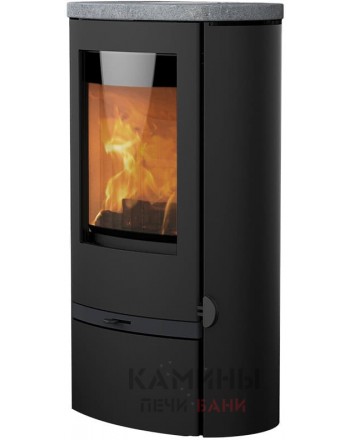 Печь-камин Lotus Jubilee 25 with soapstone and wood storage compartment door