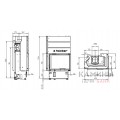Каминная топка Hoxter ECKA 60/35/50SRh Правосторонняя Каминная топка Hoxter ECKA 60/35/50SRh Правосторонняя