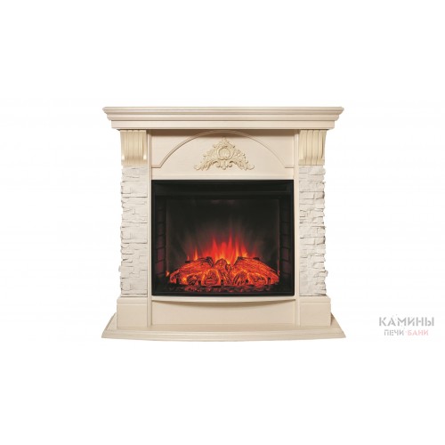 Электрокамин Athena WT с очагом Evrika 25,5 LED