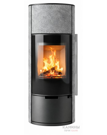 Дровяная печь-камин Ember E11 FG Stone cladding version