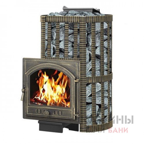 Печь для бани Ураган Ковка 16 (205) из чугуна