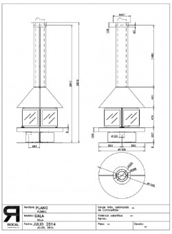 Печь-камин ROCAL Gala