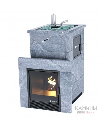Печь ИзиСтим «СОЧИ» М2 В ПОЛНОЦЕННОМ КОЖУХЕ С ОТКРЫТЫМ ВЕРХОМ