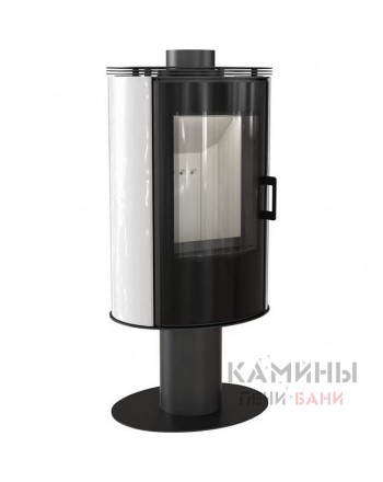 Печь-камин Kratki Koza/AB/S/N/O/GLASS/Kafel/Bialy