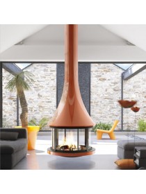 Центральный камин Zelia 908 лак JC Bordelet 