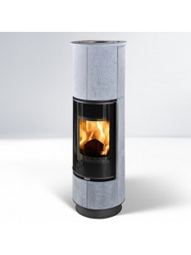 Печь DELIA Extra Serpentino, черная, с акумулирующими камнями (Thorma)