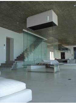 Подвесной стеклянный камин CV034 Bloch Design