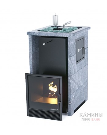 Печь ИзиСтим «СОЧИ» М2 В ТРЕХСТОРОННЕМ КОЖУХЕ С ОТКРЫТЫМ ВЕРХОМ
