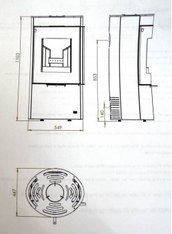 Печь-камин Cheminees Philippe Mogeres