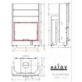 Каминная топка АСТОВ ПС 8063 У Каминная топка АСТОВ ПС 8063 У