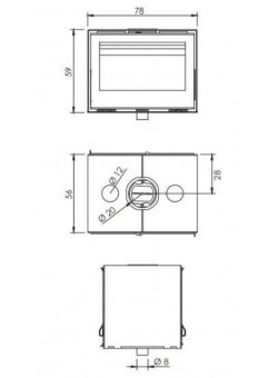 Каминная топка CARBEL I 80 Double Side