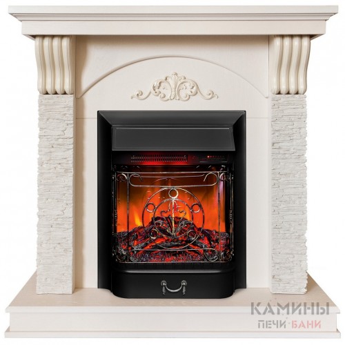 Электрокамин Corfino WT с очагом Majestic Lux RC Электрокамин Corfino WT с очагом Majestic Lux RC