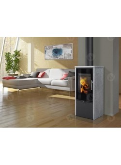 Печь-камин Romotop стальная Laredo F02 камень