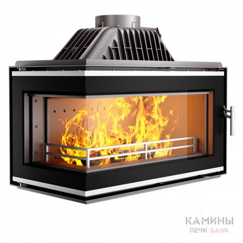 Каминная топка KAWMET W16 LB с угловым левым стеклом без перегородки Каминная топка KAWMET W16 LB с угловым левым стеклом без перегородки