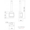 Фронтальный дизайнерский камин Traforart Ariadna Фронтальный дизайнерский камин Traforart Ariadna
