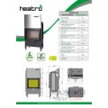 Каминная топка Heatro 55H black