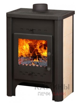 Печь-камин Бавария с плитой