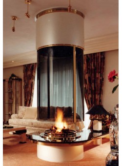 Центральный круглый камин CV016 Bloch Design
