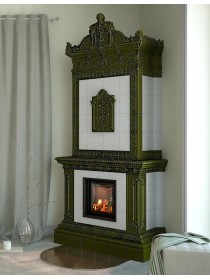 Изразцовый камин Искусство модерн