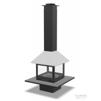 Дровяной камин Traforart Vulcano Central Enclosure