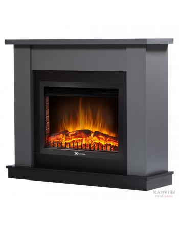 Каминокомплект: Очаг Electrolux EFP/P-2720RLS, портал Canto 25 графит