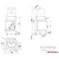 Каминная топка Brunner Eck-Kamin 42/42/42 боковое открытие Каминная топка Brunner Eck-Kamin 42/42/42 боковое открытие