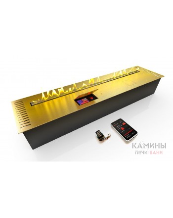 Автоматический биокамин ZeFire М 1200 латунный с ДУ (ZeFire)