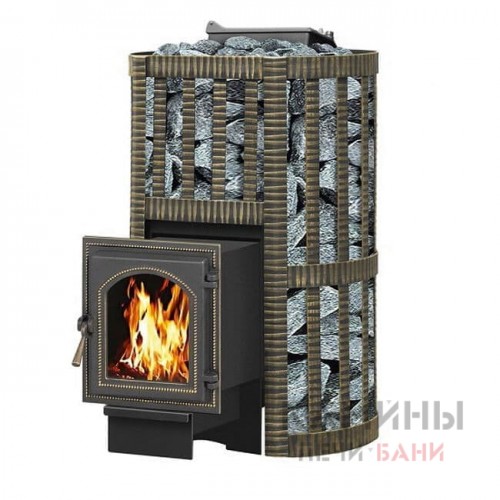 Печь для бани Ураган Ковка 16 (270) из чугуна